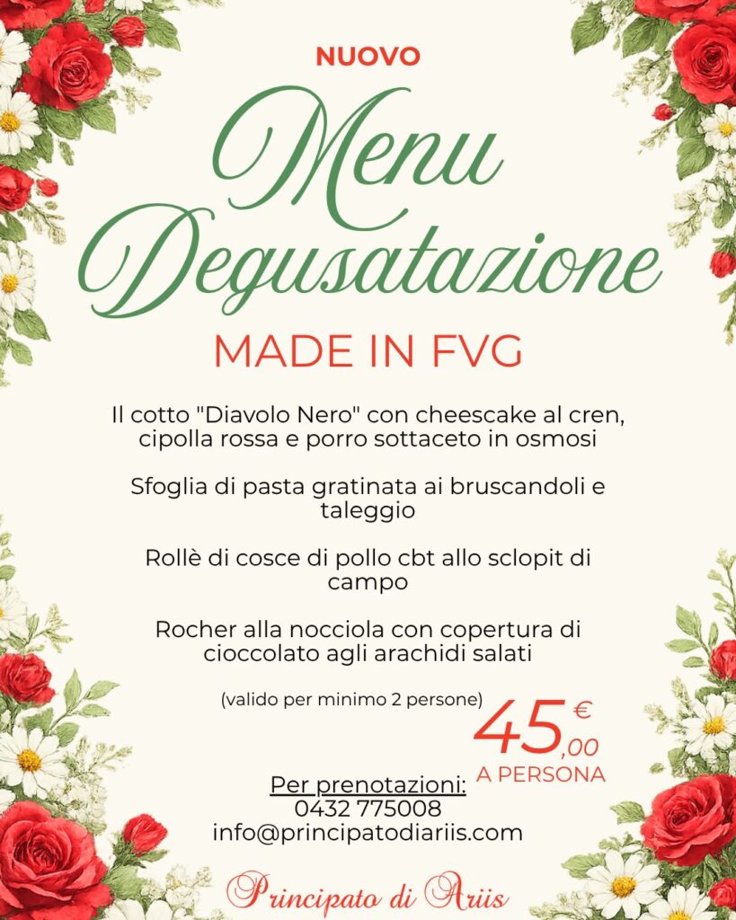 1 aprile - Ristorante Ariis 13